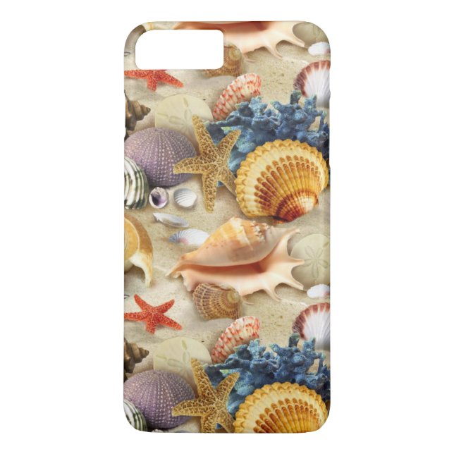 Capa Para iPhone, Case-Mate Seashells da praia (Verso)
