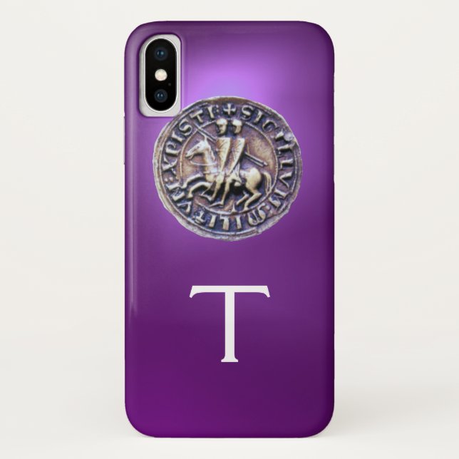 CAPA PARA iPhone, Case-Mate  SELO DO MODELO KNIGHTS MONOGRAMA (Verso)