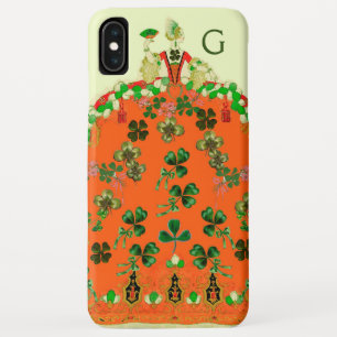Capa Para iPhone Da Case-Mate SENHORA LARANJA E Ruas DE SHAMROCKS.