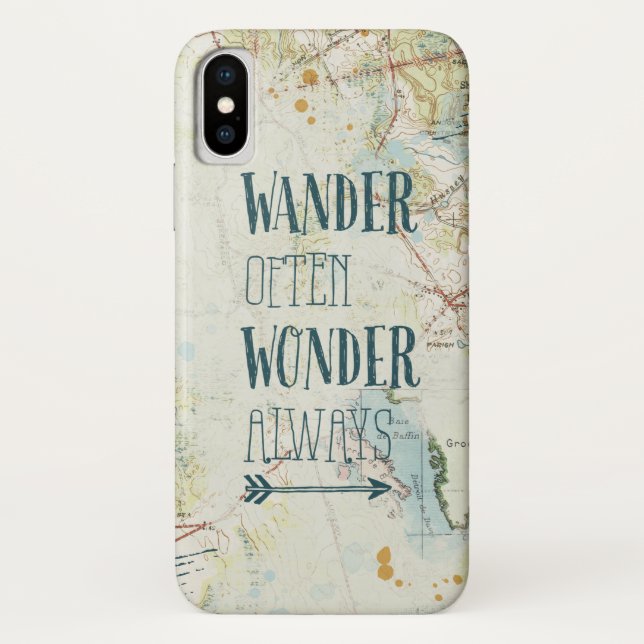 Capa Para iPhone, Case-Mate Sentimentos do mapa (Verso)