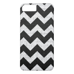 Capa iPhone 8 Plus/7 Plus Serapilheira chique #45 rústico de Chevron