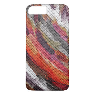 Capa iPhone 8 Plus/7 Plus Serapilheira rústica abstrata #5 da escova de