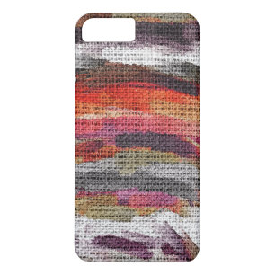 Capa iPhone 8 Plus/7 Plus Serapilheira rústica abstrata #6 da escova de