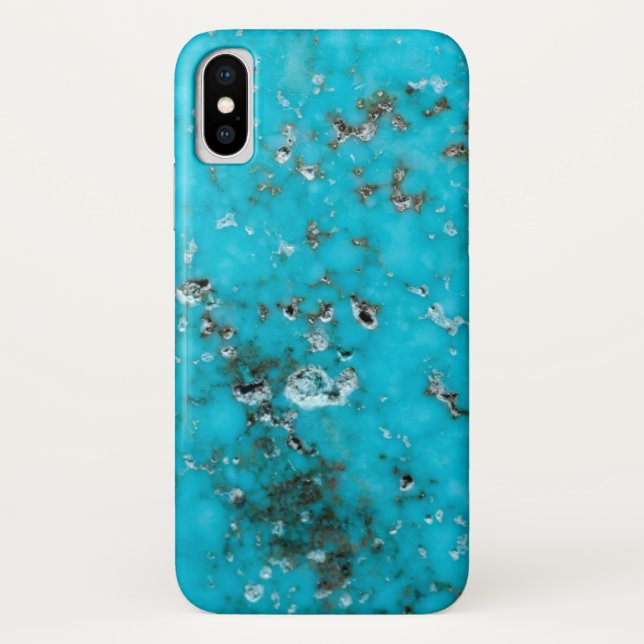 Capa Para iPhone, Case-Mate Série Gemstone - Turquesa (Verso)