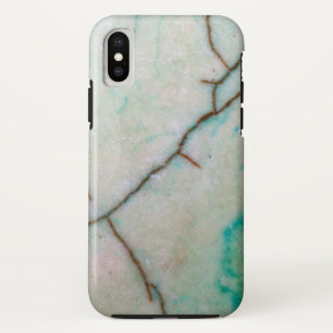 Capa Para iPhone X Série Gemstone - Turquesa Rupida com Verde