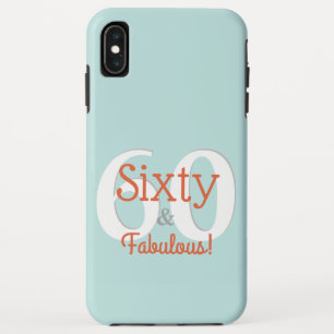 Capa Para iPhone Da Case-Mate Sessenta & Fabuloso Feliz Aniversário de 60 anos A