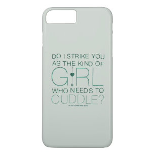Capa iPhone 8 Plus/7 Plus Seta   o tipo da menina quem precisa de afagar?