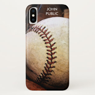 Capa Para iPhone Da Case-Mate Seu nome é Custom Baseball Trabalho de arte