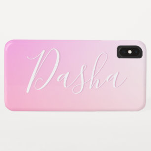 Capa Para iPhone Da Case-Mate Seu nome ou palavra   Gradação de Mão Rosa
