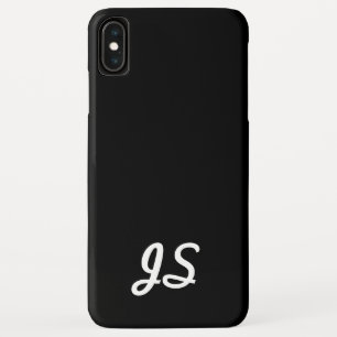 Capa Para iPhone Da Case-Mate Seu texto, preto simples, Retro-Denominado do