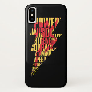 Capa Para iPhone Da Case-Mate SHAZAM!   Capacidades de Shazam — Gráfico de Re