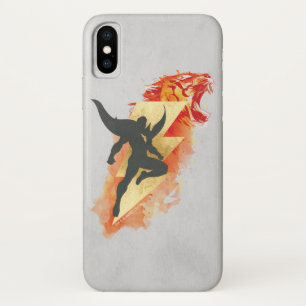 Capa Para iPhone Da Case-Mate SHAZAM! gráfico do tigre & do relâmpago de