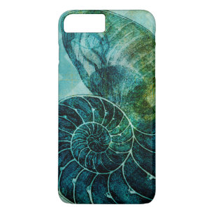 Capa Para iPhone Da Case-Mate Shell do Conch de Turquesa Espiral