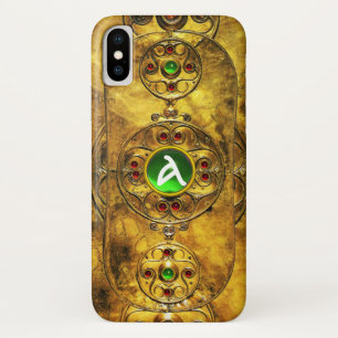 CAPA PARA iPhone DA Case-Mate SHIELD EMERALD RUBY GEM MONOGRAMA