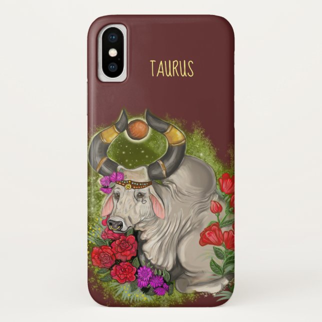 Capa Para iPhone, Case-Mate Signo Zodiacal Touro (Verso)