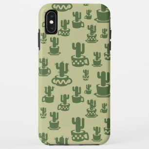 Capa Para iPhone Da Case-Mate Silhueta de cacto suculento em xícaras e vasos