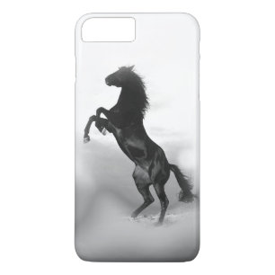 Capa Para iPhone Da Case-Mate Silhueta de Cavalo Negro Branco