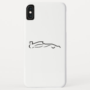 Capa Para iPhone Da Case-Mate Silhueta de desenho de linha de carro de corrida