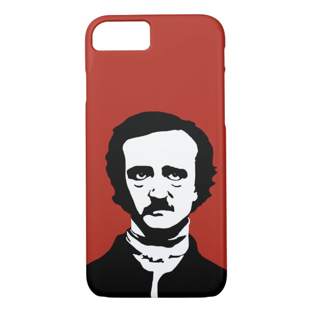 Capa Para iPhone, Case-Mate Silhueta de Edgar Allan Poe (Verso)