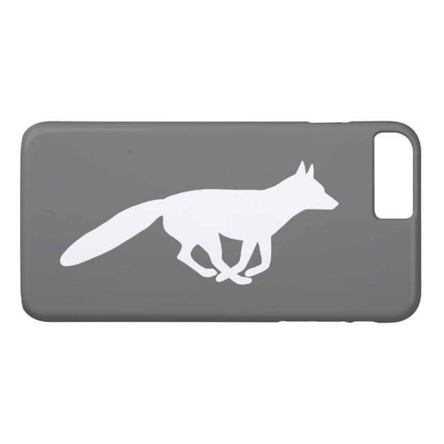Capa Para iPhone, Case-Mate Silhuette de Raposa Branca (Verso (Horizontal))