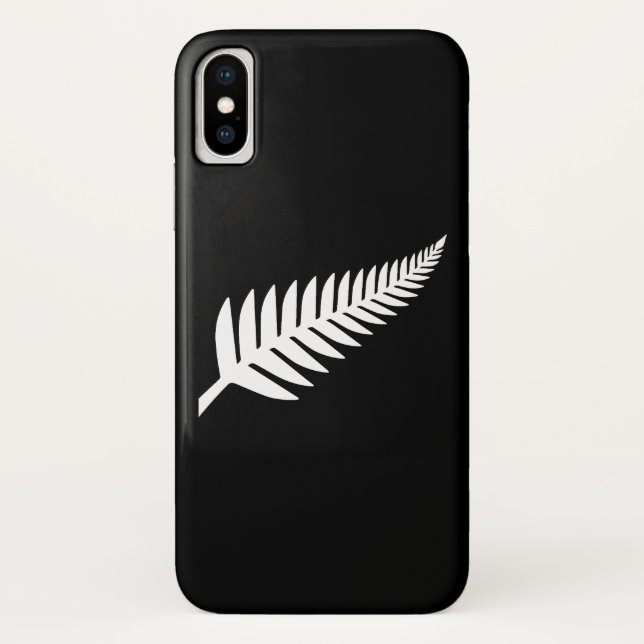 Capa Para iPhone, Case-Mate Silver Fern, Nova Zelândia (Verso)
