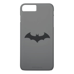 Capa iPhone 8 Plus/7 Plus Símbolo Batman Logotipo Silhuette Bat Simples