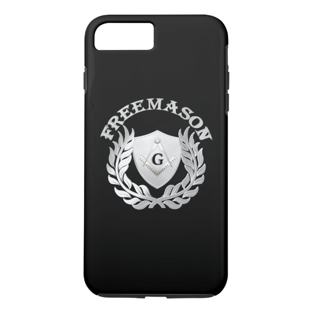Capa Para iPhone, Case-Mate Símbolo de alvenaria prateada (Verso)