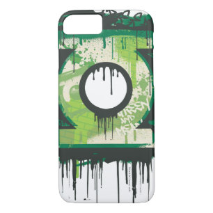 Capa iPhone 8/7 Símbolo de Grafite Lanterna Verde