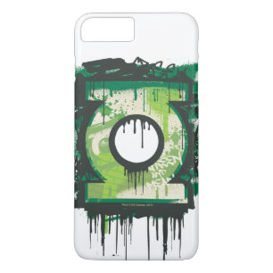 Capa iPhone 8 Plus/7 Plus Símbolo de Grafite Lanterna Verde