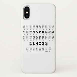Capa Para iPhone Da Case-Mate Símbolo de letras cego do alfabeto de Braille
