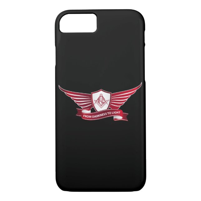Capa Para iPhone, Case-Mate Símbolo de maçonaria e escudo (Verso)