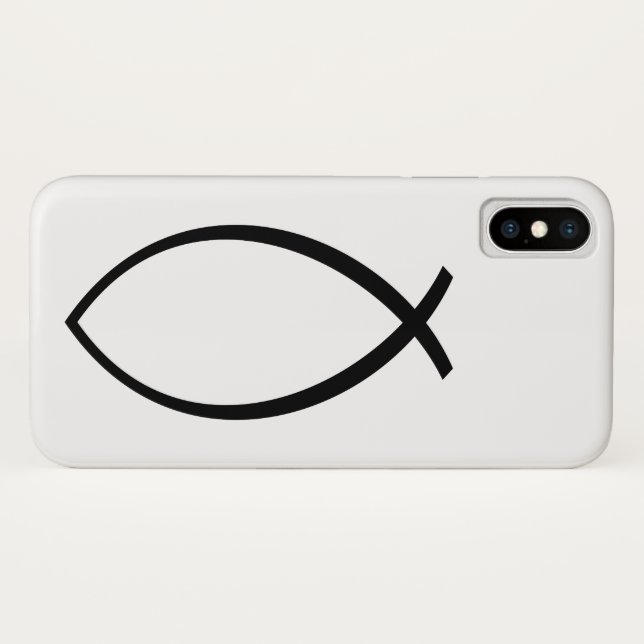 Capa Para iPhone, Case-Mate Símbolo de Peixe Cristão (Ichthys) (Verso (Horizontal))