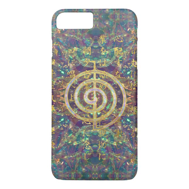 Capa Para iPhone, Case-Mate Símbolo Dourado de Choku Rei e preceitos de Reiki (Verso)