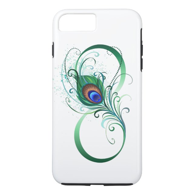 Capa Para iPhone, Case-Mate Símbolo Infinito com Pavão (Verso)