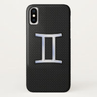 Símbolo Moderno De Cromo Como Gemini Zodiac