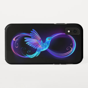 Capa Para iPhone Da Case-Mate Símbolo Neon Infinity com Hummingbird brilhante