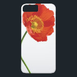 Capa Para iPhone Da Case-Mate Simplicidade vermelha da papoila<br><div class="desc">Única flor vermelha da papoila,  presente atraente para amantes da papoila. A outra busca de produtos sob o mesmo &quot do título; Papoila Simplicity". Obrigado.</div>