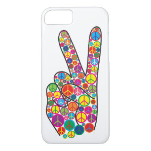 Capa Para iPhone Da Case-Mate Sinais de paz Groovy coloridos legal
