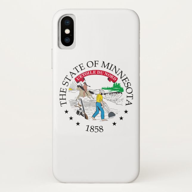 Capa Para iPhone, Case-Mate Sinal de Minnesota (Verso)