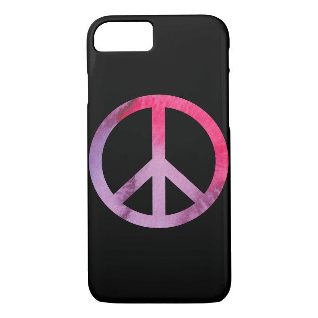 Capa Para iPhone, Case-Mate Sinal de paz da aguarela (Verso)