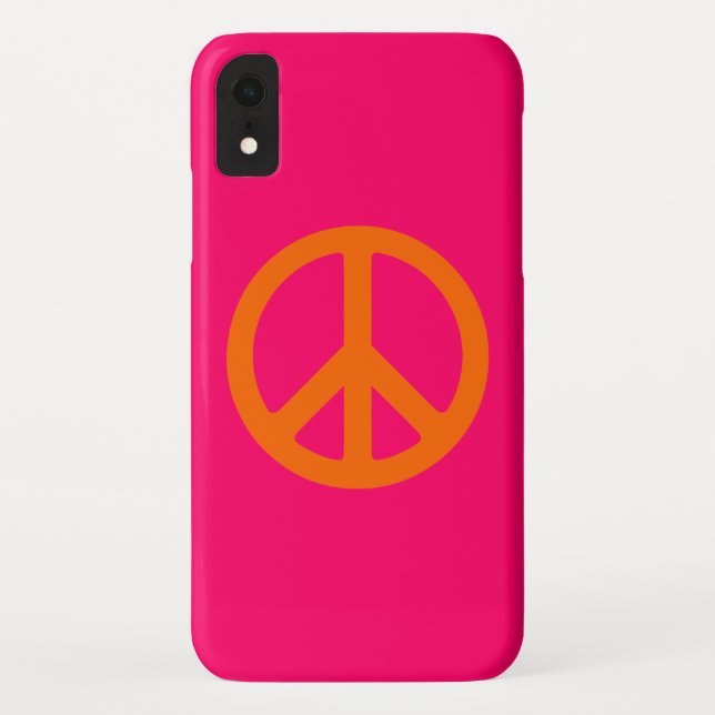 Capa Para iPhone, Case-Mate Sinal de Paz Laranja (Verso)