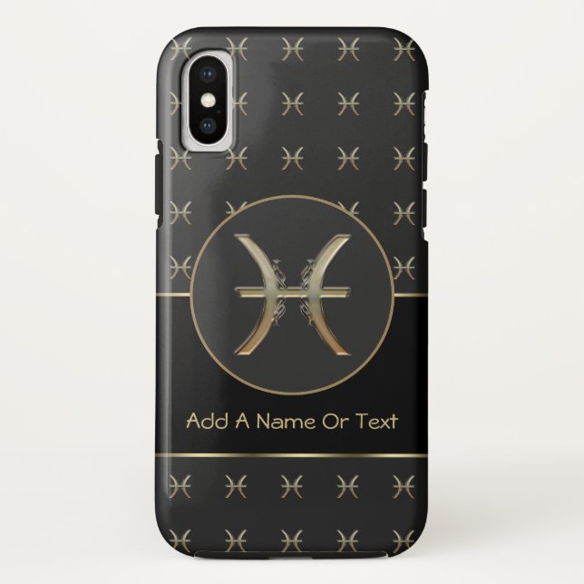 Capa Para iPhone, Case-Mate Sinal do zodíaco dos peixes personalizado (Verso)