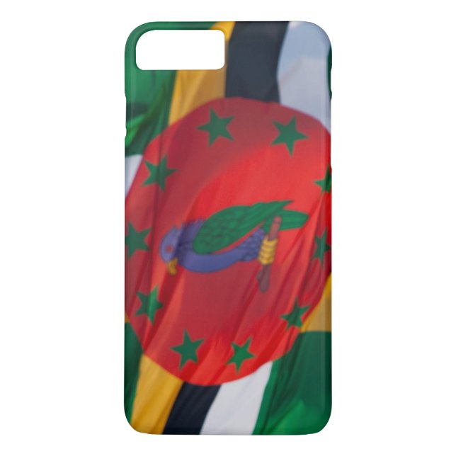 Capa Para iPhone, Case-Mate Sinalizador de Onda de Dominica (Verso)
