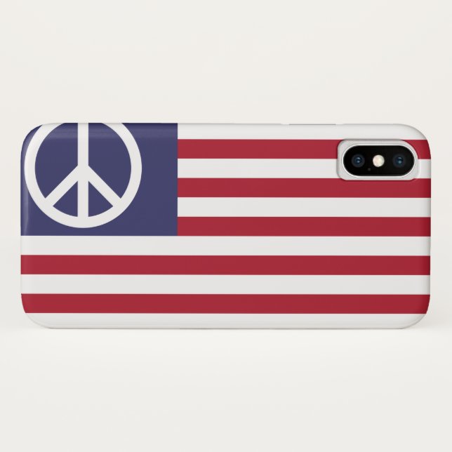 Capa Para iPhone, Case-Mate Sinalizador de Paz dos Estados Unidos (Verso (Horizontal))