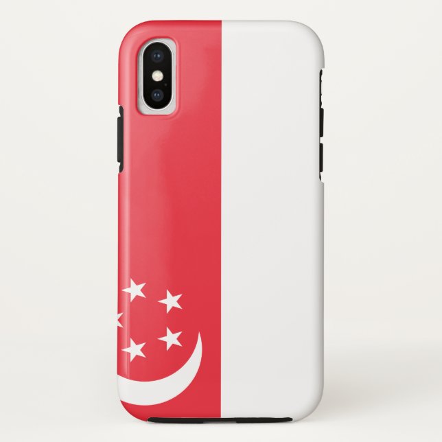 Capa Para iPhone, Case-Mate Sinalizador de Singapura (Verso)