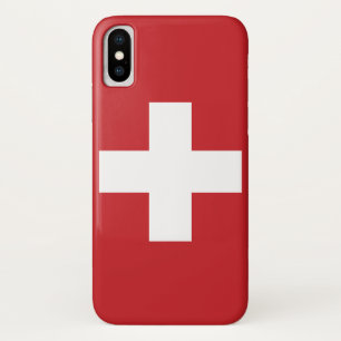 Capa Para iPhone X Sinalizador de suiça