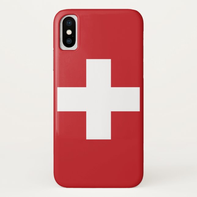 Capa Para iPhone, Case-Mate Sinalizador de suiça (Verso)