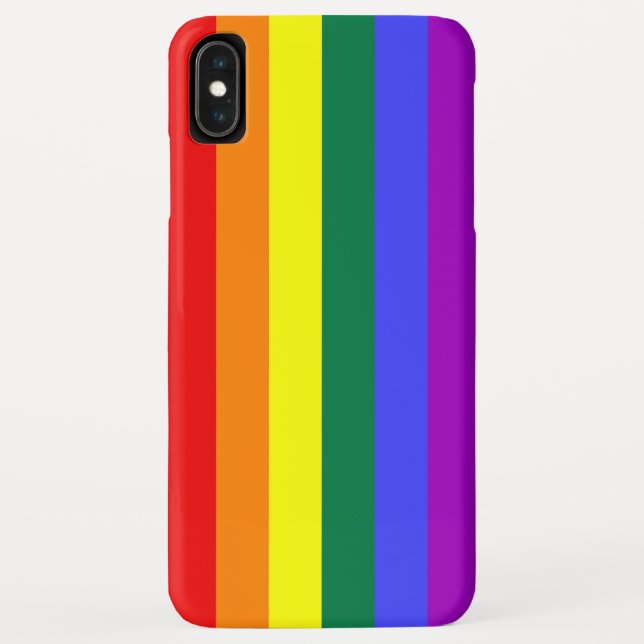 Capa Para iPhone, Case-Mate Sinalizador do Orgulho Arco-Íris (Verso)