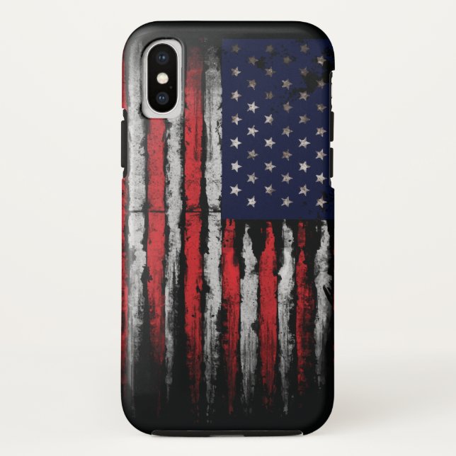 Capa Para iPhone, Case-Mate Sinalizador Grunge U.S.A (Verso)