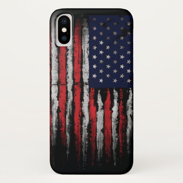 Capa Para iPhone, Case-Mate Sinalizador Grunge U.S.A (Verso)